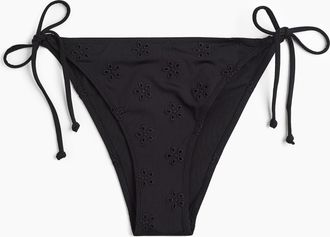 H&M Tie-Tanga Bikinihose - Schwarz