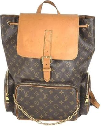 Louis Vuitton Pre-owned Vintage Monogram Rugzak - Dames - Vintage Rugzakken - Bruin - ONE Size - Vintage