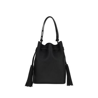 Valentino Garavani Black Calf Leather Bos Taurus Shoulder Womens Bag