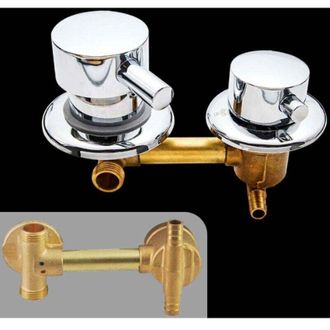 OEM Grifo Mezclador Termost&aacute;tico De 2 V&iacute;as Para Ducha, Grifo De Lat&oacute;n Para Cabina De Ducha, Mezclador Para Cabina De Ducha Con Distancia Entre Centros De 