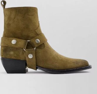 Golden Goose suede leather ankle boots