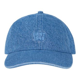 GANT Caps, male, Blue, Size: ONE SIZE Denim Cap