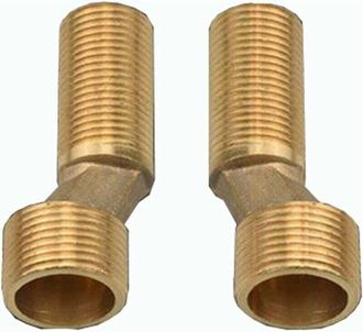 OEM [mai Usato]raccordo Doccia/vasca Offset Connect, Riduttore Angolare In Ottone, Braccio Girevole Regolabile, Offset Connect 1/2 3/4, Offset Connect 2/2