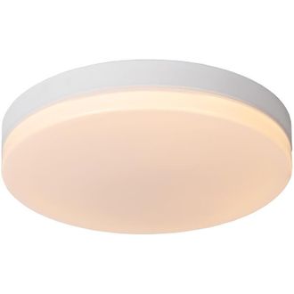 Lucide Lucide - Biskit Modern Flush ceiling light Bathroom - Ø40cm - led - 1x36W 2700K - IP44 - White