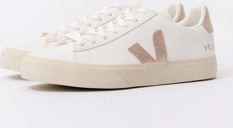 Veja Womens VEJA Campo Leather Womens Trainers - White/California - Size: UK8.5 eu42 us11