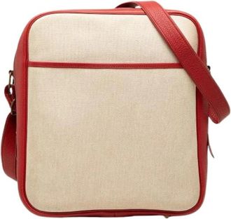 Herm&egrave;s Pre-owned Victoria Crossbody Bag - Dames - Vintage Schoudertas - Rood - ONE Size - Vintage