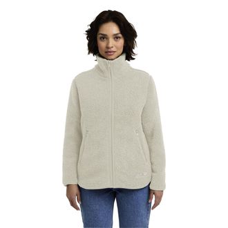 Jack Wolfskin Fleecejacke JACK WOLFSKIN HIGH CURL JKT W, Damen, Gr. XS, beige (pale sand), Obermaterial: 100% Polyester, normal, Jacken Fleecejacke, w&auml;rmend und win