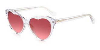 Kate Spade New York Velma/S 900/3X Womens Sunglasses Clear Size 57