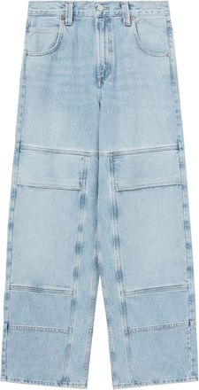 A Gold E Tanis high-rise wide-leg jeans - women - Cotton - 26 - Blue