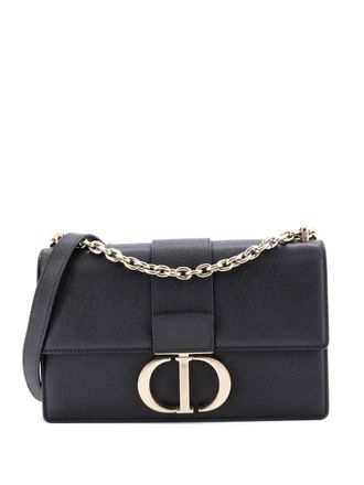 Dior 30 Montaigne Chain Flap Bag Leather crossbody bag - Nero
