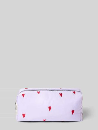 Studio Noos Etui mit Allover-Motiv-Stitching Modell Puffy in Flieder, Gr&ouml;&szlig;e 1