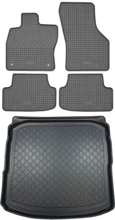 OEM Juego De Alfombrillas De Goma Para Coche Y Alfombrilla Para Maletero Para Audi A3 8v Sed&aacute;n (4 Puertas) De Septiembre De 2013 A Marzo De 2020