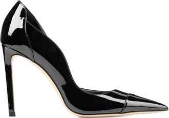 Jimmy Choo London Womens Brigitte 100 Patent Leather Pumps