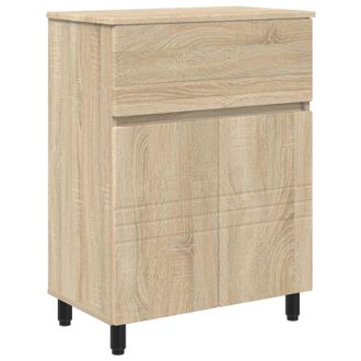 vidaXL Unidad De Tocador De Ba&ntilde;o Roble Sonoma 60 X 35 X 80 Cm Vidaxl