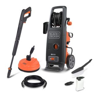 Black+Decker Black+decker Hidrolimpiadora De Alta Presi&oacute;n Bxpw2400p, Para Coches Y Exteriores Del Hogar, Con Limpiador De Superf&iacute;cies Y Cepillo Fijo (2400 W, 170 B