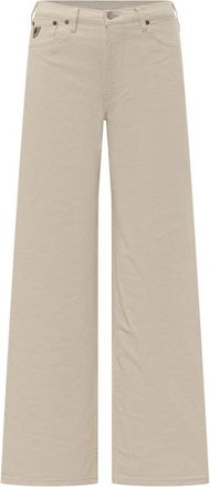 Lois Lindsay Palazzo - Dames - Wijde Broeken - Beige - W28 - Katoen - Broeken