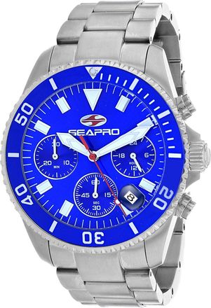 Seapro Mens Blue dial Watch