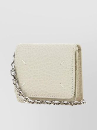 Maison Margiela leather chain card holder