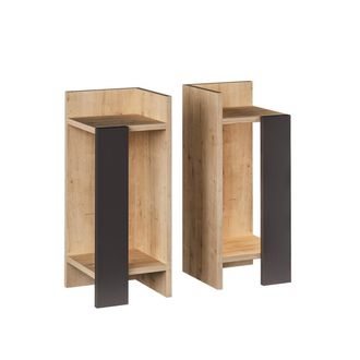BOBOCHIC Cotecosy - Juego De 2 Mesitas De Noche H60 Cm - Elos