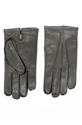 Portolano Leather Gloves in Black at Nordstrom Rack, Size X-Large