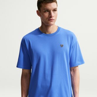Nike Mens Dri-FIT Loose Golf T-Shirt in Blue | IH2059-427