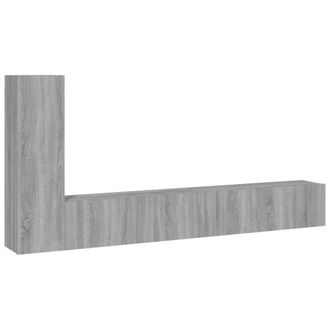 Berkfield Home 3 Piece TV Cabinet Set Grey Sonoma Engineered Wood