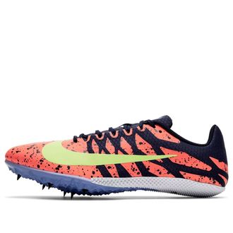 Nike Air Zoom Rival S 9 Spikes Paint Splatter Bright Mango Zitron 907564-801
