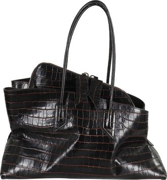The Attico La Passeggiata Medium - Dames - Shoppers - Bruin - ONE Size - Leer - Tassen