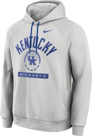 Nike Kentucky Courtside Nike Mens Dri-FIT College Pullover Hoodie in Grey | 04EJ0DJANKY-USU