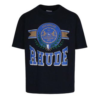 Rhude Uomo, Top, Nero, M, new