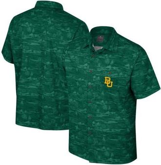 Colosseum Mens Colosseum Green Baylor Bears Ozark Button-Up Shirt at Nordstrom, Size X-Large