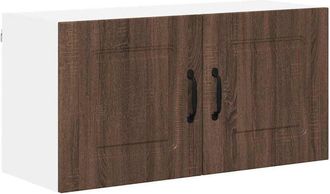 vidaXL Kitchen Wall Cabinet Brown Oak 80 x 31 x 40 cm Engineered Wood vidaXL