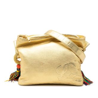 Loewe Pre-owned LOEWE Nappa Flamenco Tassel Crossbody Ladies J6JKE6QDGAQJUGYK