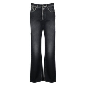 Moschino Flare Jeans, female, Black, M, Flared Jeans