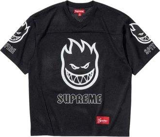 SUPREME x Spitfire SS26 Football Jersey Black SUP-SS26-338-BLK