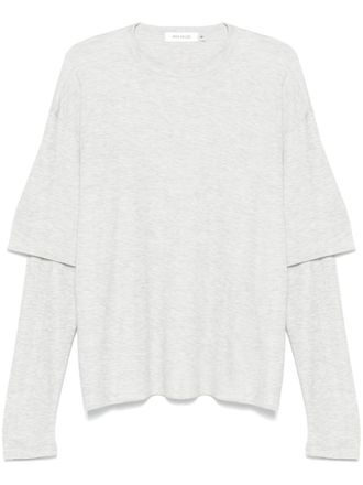 Aya Muse Gelaagd T-shirt - Grijs