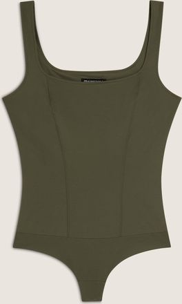 Freddy Body FREDDY Body F4WTWY13, Damen, Gr. L, EURO, gr&uuml;n (kalamata), Obermaterial: 77% Polyamid PA. 23% Elasthan EL., Bodys Body