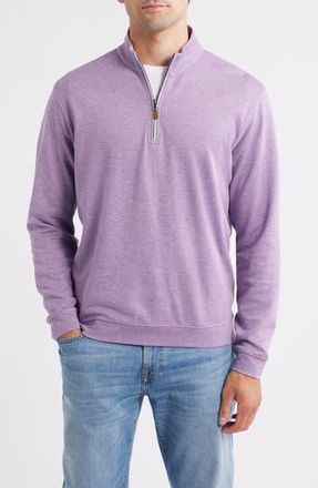 Johnnie-O Sully Quarter Zip Pullover in Thistle at Nordstrom Rack, Size Medium