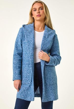 Roman Hooded Edge to Edge Coatigan