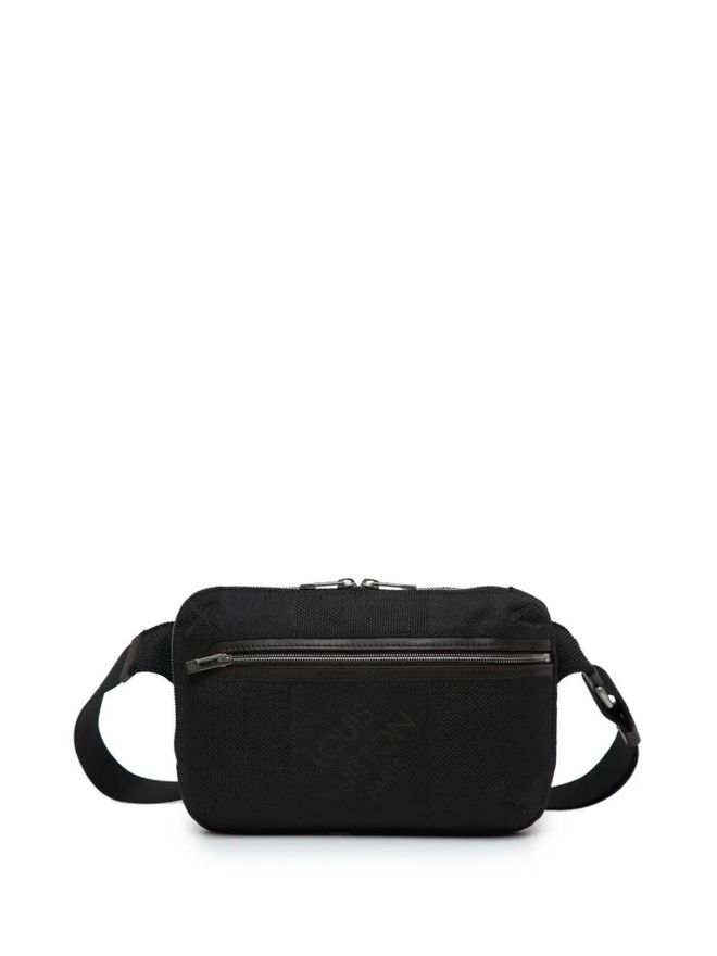 2005 Damier Graphite Ambler belt bag - Black