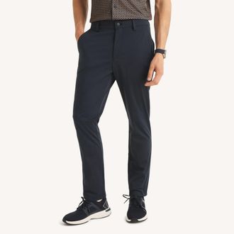 Nautica Mens Flat-Front Performance Pant