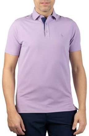 Tailorbyrd Micro Grid Performance Polo in Blush Lavender at Nordstrom Rack, Size Xx-Large