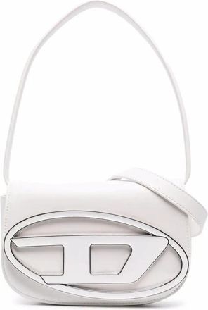 Diesel 1DR Shoulder Bag - Dames - Schoudertassen - Wit - ONE Size - Leer - Tassen