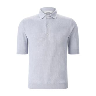 Lardini Polo Shirts, male, Blue, Size: 2XL Polo Shirt