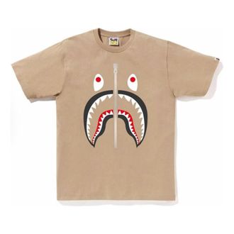 A Bathing Ape Shark T-Shirt Beige 1J80-110-004-BEI