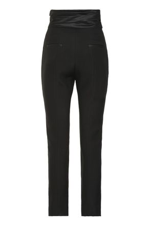 Khaite Womens Lenro Viscose-Blend Straight Trousers Black Viscose Blend (viscose