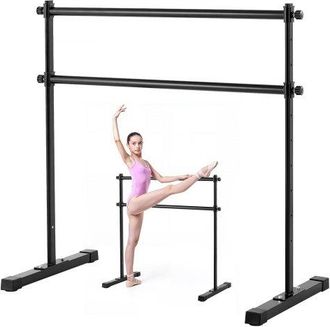 OEM Barra Doble De Ballet Independiente, 10 Niveles, Barra El&aacute;stica De Metal Para Ejercicios De Entrenamiento De Equilibrio Y Relajaci&oacute;n, Port&aacute;til, 1315 X