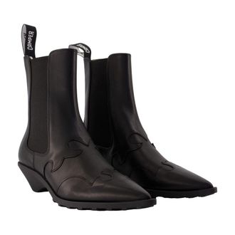 Camper Leather Chelsea Ankle Boot - Black