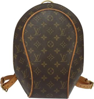 Louis Vuitton Ellipse Brown Canvas Backpack Bag (Pre-Owned)