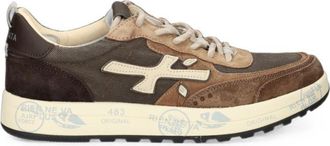 Premiata Brown Logo Nous Sneakers
